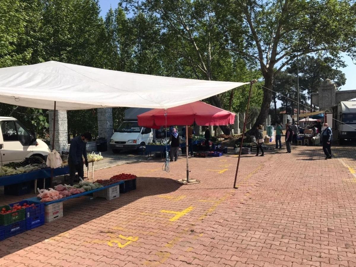 Kemer&rsquo;de pazarlarda denetim devam ediyor