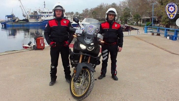 Erdek polisinden ’Evde Kal’ klibi G3