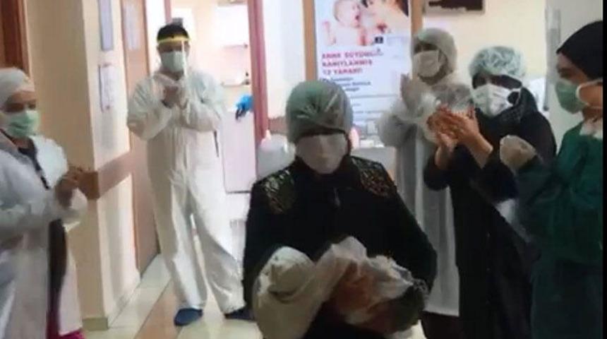 Bingöl'de koronavirüsle doğan bebek hastalığı yendi