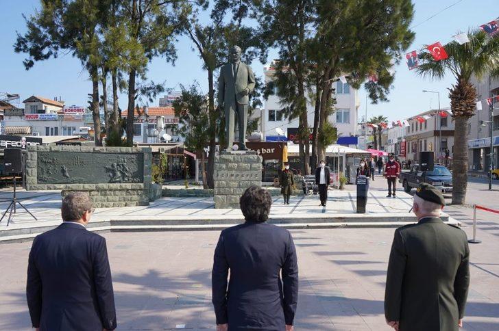 Atatürk’ün Ayvalık’a gelişinin 86. yıldönümü sade bir törenle kutlandı G2