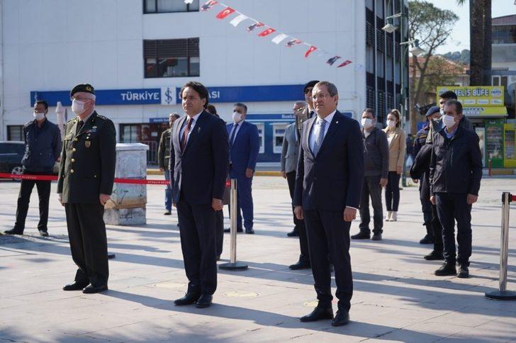 Atatürk’ün Ayvalık’a gelişinin 86. yıldönümü sade bir törenle kutlandı G3