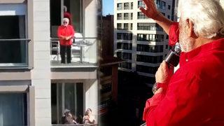 Fedon'dan komşularına balkon konseri