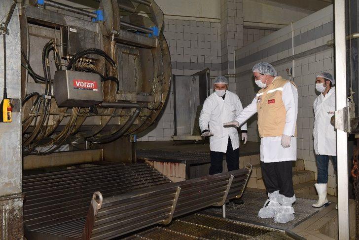 Balıkesir etine mezbahalarda korona denetimi G2