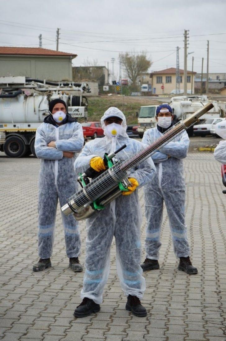 Nevşehir Belediyesi, dezenfekte çalışmalarını aralıksız sürdürüyor G5