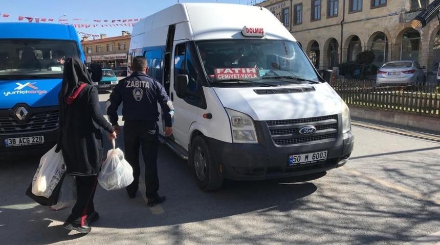Ürgüp’te zabıta ekiplerinden tedbir denetimleri