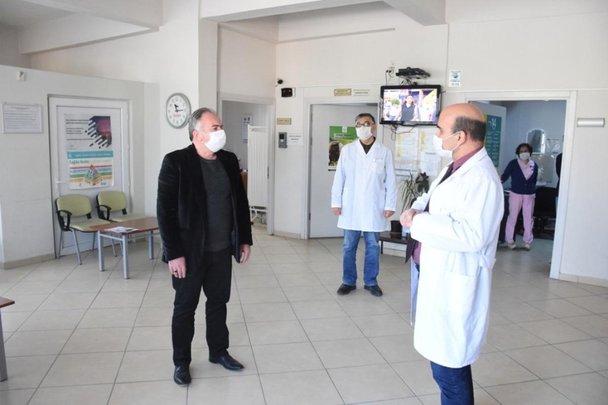 Başkan &Ouml;ndeş&rsquo;ten sağlık &ccedil;alışanları ve Tarım İl&ccedil;e M&uuml;d&uuml;rl&uuml;ğ&uuml;&rsquo;ne teşekk&uuml;r ziyareti