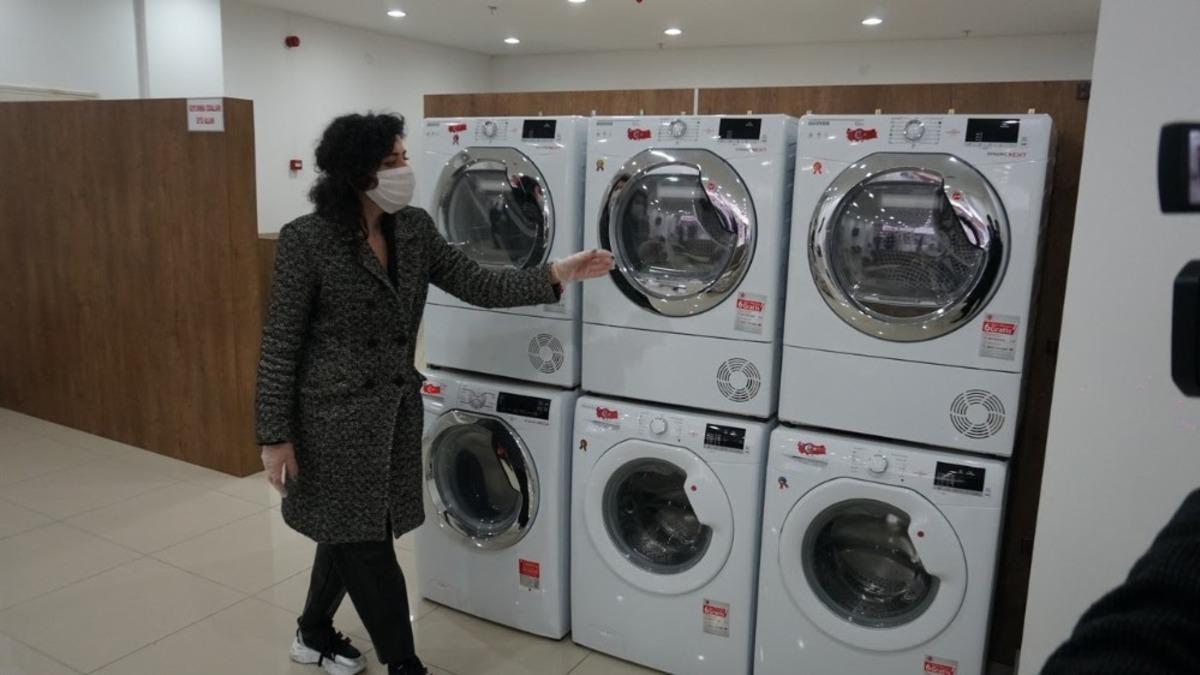 İzmit&rsquo;te &uuml;cretsiz &ccedil;amaşırhane sağlık &ccedil;alışanları i&ccedil;in faaliyete ge&ccedil;ti