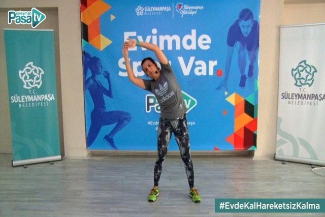 Süleymanpaşa TV’den evden çıkmadan spor imkânı