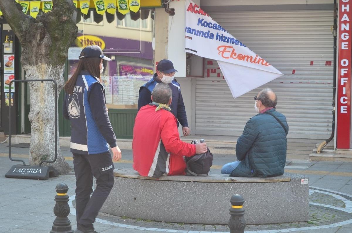 Zabıta kaldırıyor, onlar oturuyor