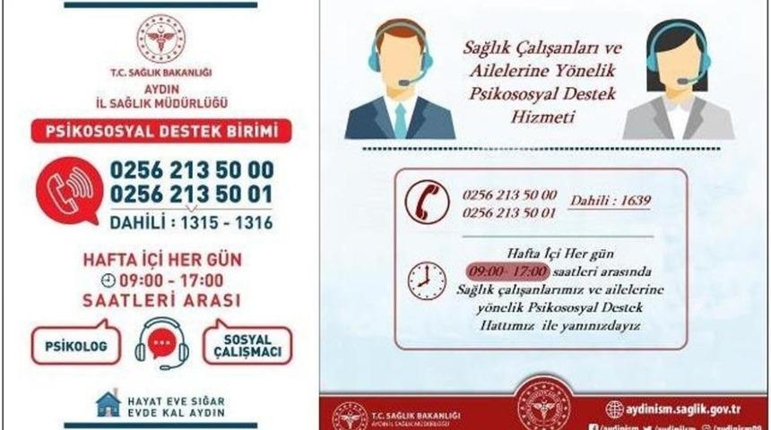 Aydın’da Psikososyal Destek Birimi’nden 17 kişi faydalandı