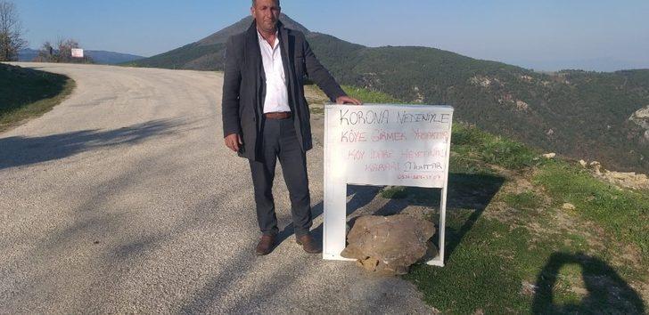 Kendi imkanlarıyla köye giriş çıkışları kontrol altına aldılar G2