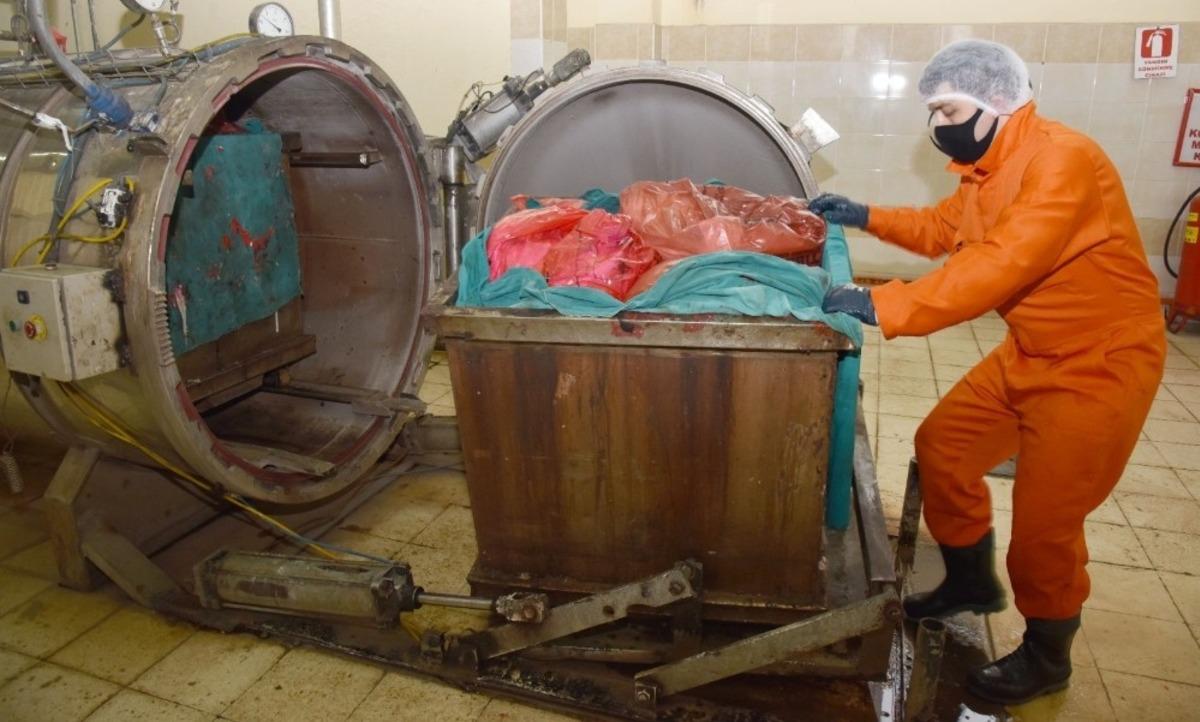 150 ton tıbbi atık bertaraf edildi