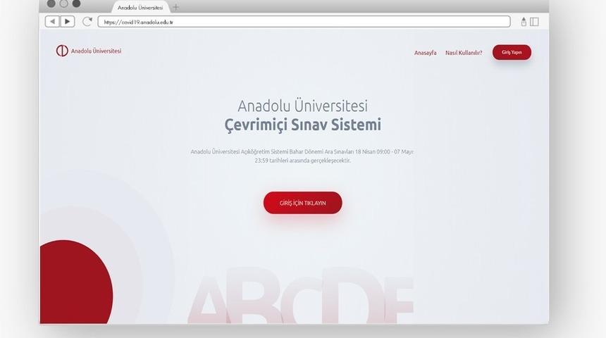 Anadolu &Uuml;niversitesi, internet tabanlı ortamlarda  1 milyon &ouml;ğrenciye Covid-19 Farkındalık Testi uyguluyor