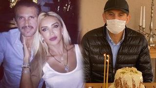 Koronavirüsü yenen Rüştü Reçber'e eşi Işıl Reçber'den doğum günü sürprizi