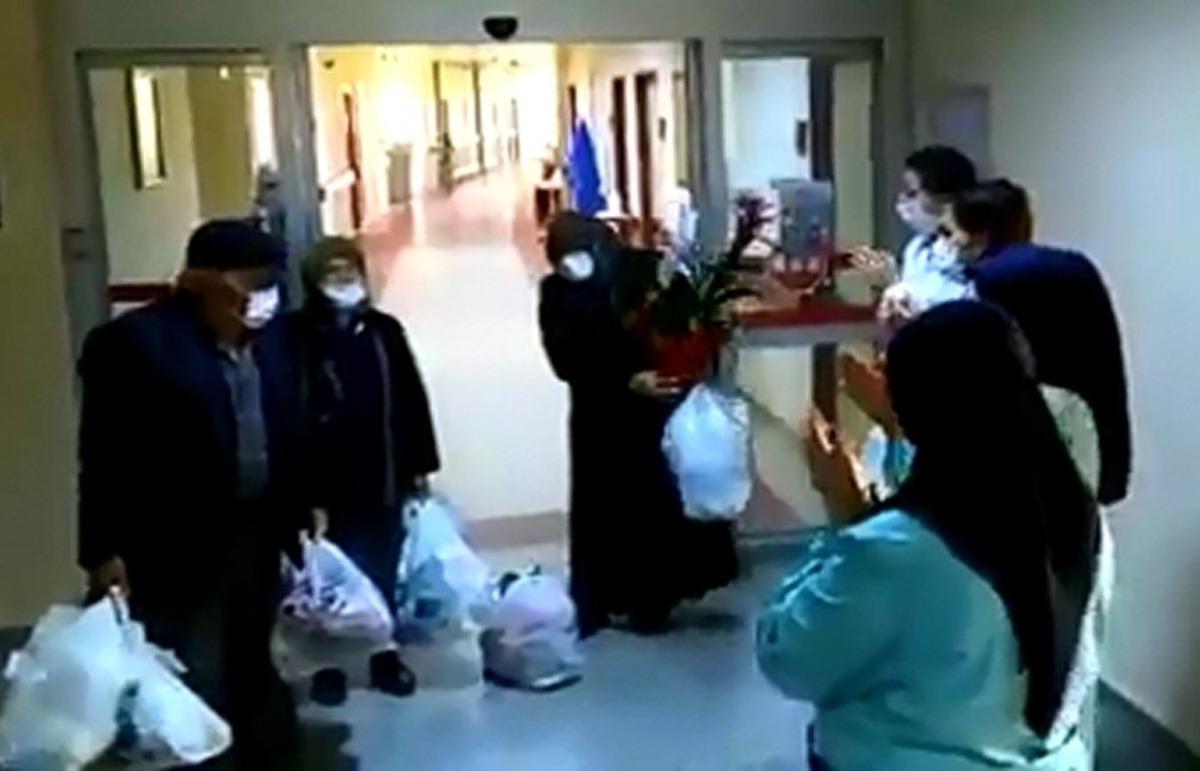 Koronayı yenen 3 hasta alkışlarla taburcu oldu