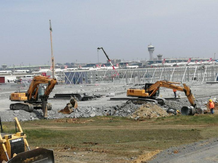 Pandemi Hastanesinin zemin beton dökme işlemi bitirildi G5