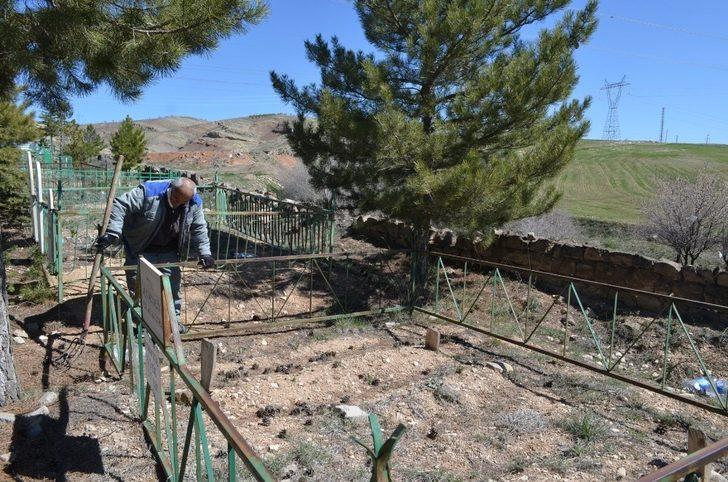 Bünyan Belediyesi mezarlıklarda bakım ve temizlik çalışması yapıyor G1