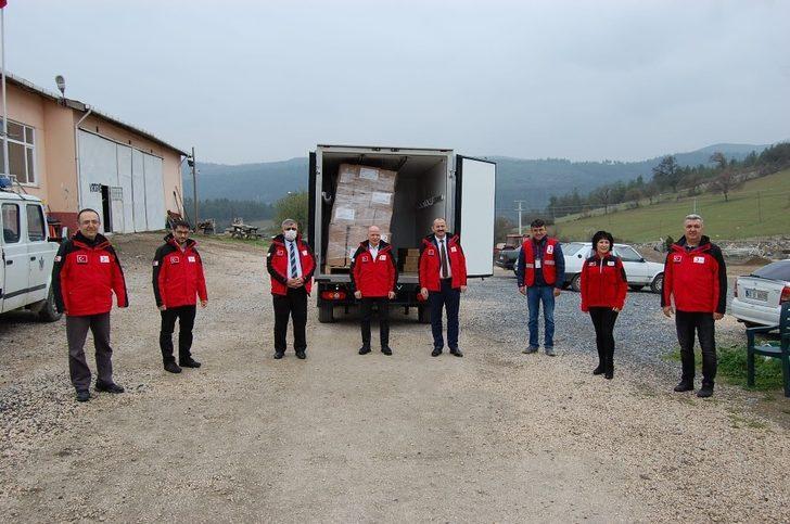Türk Kızılay’dan Bursa dağ ilçelerine gıda desteği G3