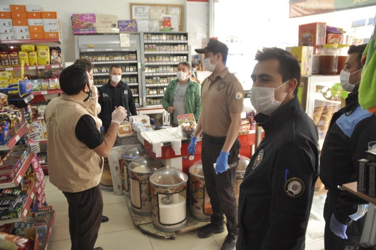 Şuhut&rsquo;ta marketlere korona vir&uuml;s tedbirleri denetimi