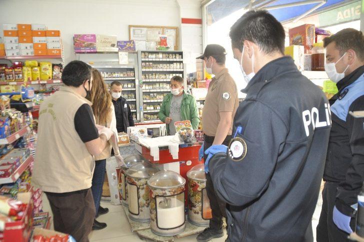 Şuhut’ta marketlere korona virüs tedbirleri denetimi G3