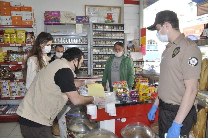 Şuhut’ta marketlere korona virüs tedbirleri denetimi G5