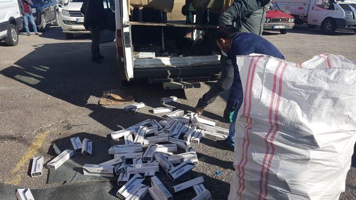 Van’da 5 bin 900 paket kaçak sigara ele geçirildi G2