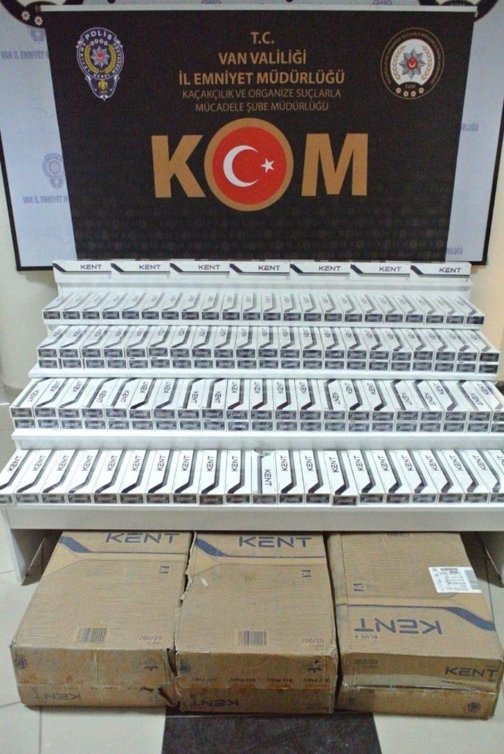 Van’da 5 bin 900 paket kaçak sigara ele geçirildi G3