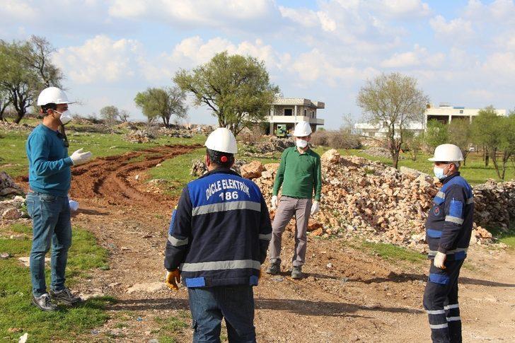 Dicle Elektrik, saha personelini korona virüse karşı sürekli güncelliyor G2