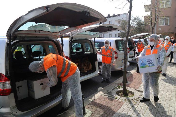 Dar gelirli 12 bin aileye gıda maddesi desteği G3