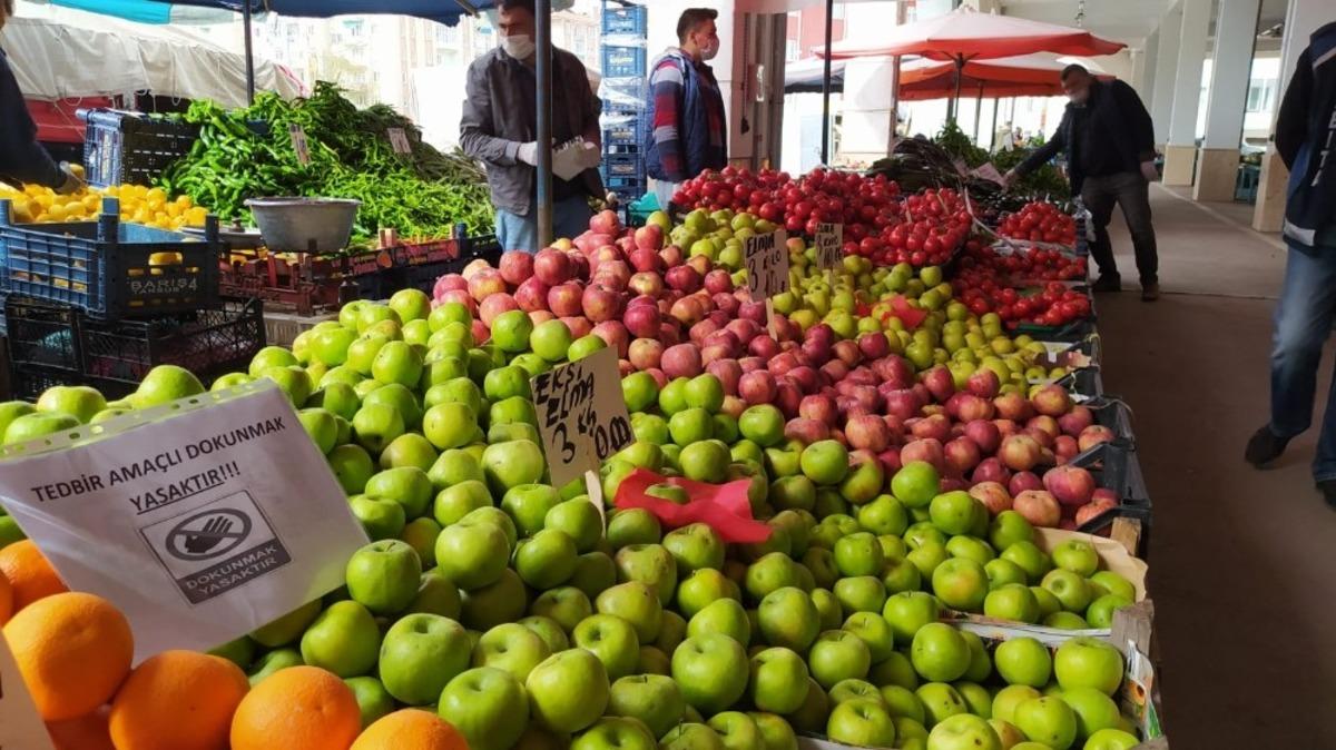 Yozgat&rsquo;ta pazar yerlerinde korona vir&uuml;s tedbirlerir