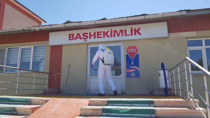 Kontrol noktası ve hastane dezenfekte çalışması yapıldı G1