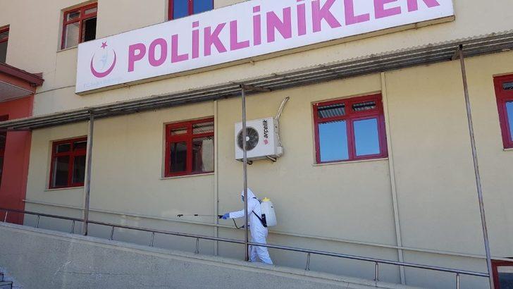 Kontrol noktası ve hastane dezenfekte çalışması yapıldı G3