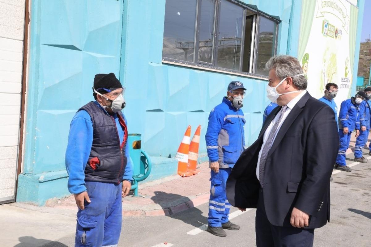 Melikgazi geri d&ouml;n&uuml;ş&uuml;m tesisinde &ccedil;alışmalar t&uuml;m hızıyla devam ediyor