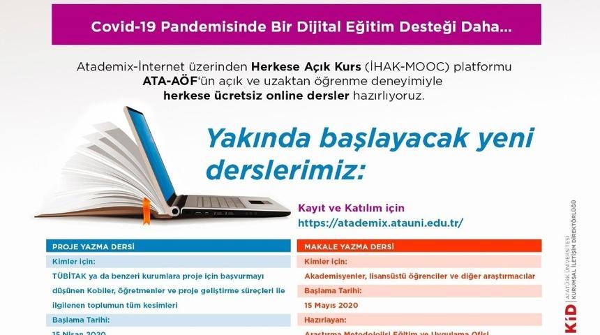 Atademix ile proje yazma kursuna yeniden merhaba
