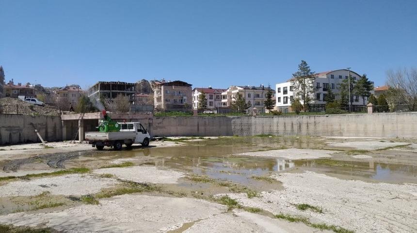 &Uuml;rg&uuml;p&rsquo;te larva ila&ccedil;lama &ccedil;alışmaları başladı