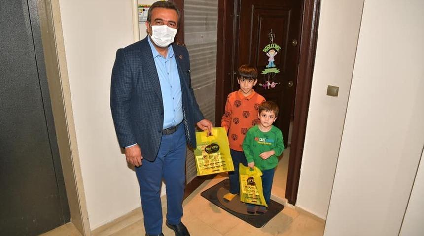 &Ccedil;ocuklar evde sıkılmayacak