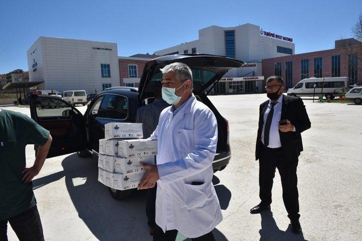 Taşköprü Belediyesinden vatandaş ve kurumlara maske desteği G1