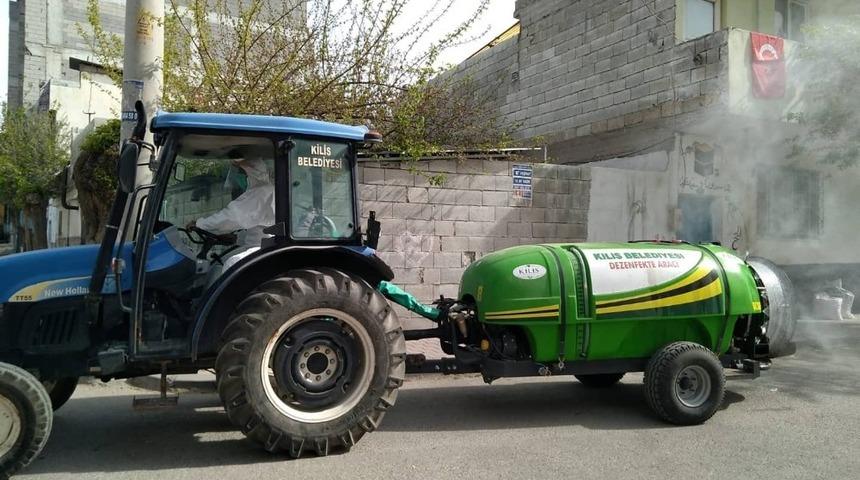 Kilis dezenfekte ediliyor