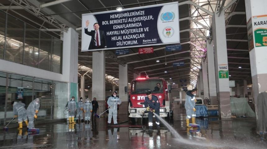 Kapalı pazar yeri yeniden a&ccedil;ılıyor