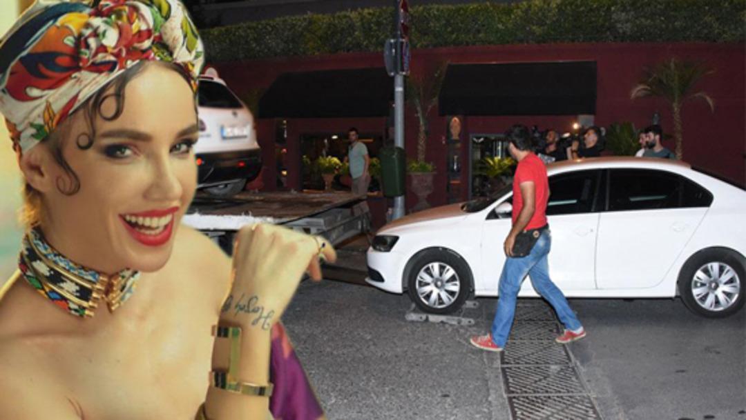 G&uuml;lşen'in arabasını &ccedil;ektiler