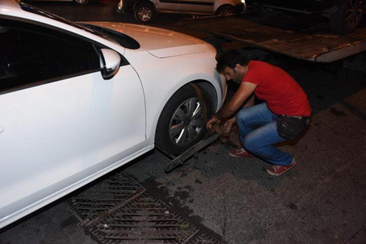 Gülşen'in arabasını çektiler G5