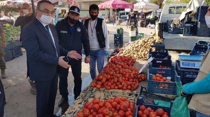 Vali Soytürk’den semt pazarlarına denetim