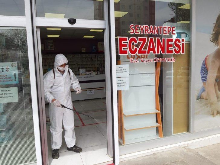 Maske dağıtımları öncesi Gaziantep’teki 500 eczane dezenfekte ediliyor G3