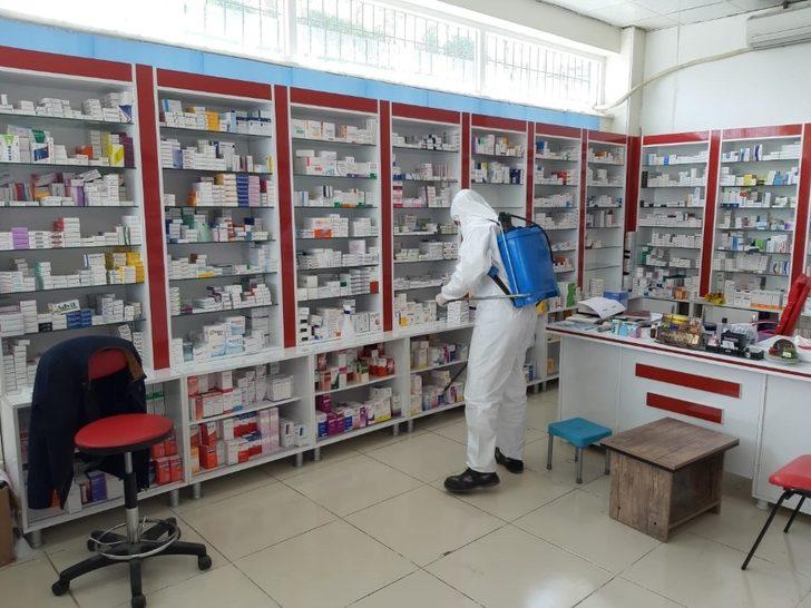 Maske dağıtımları öncesi Gaziantep’teki 500 eczane dezenfekte ediliyor G4