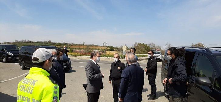 Tekirdağ Valisi Yıldırım, Malkara sınır kontrol noktasını inceledi G3