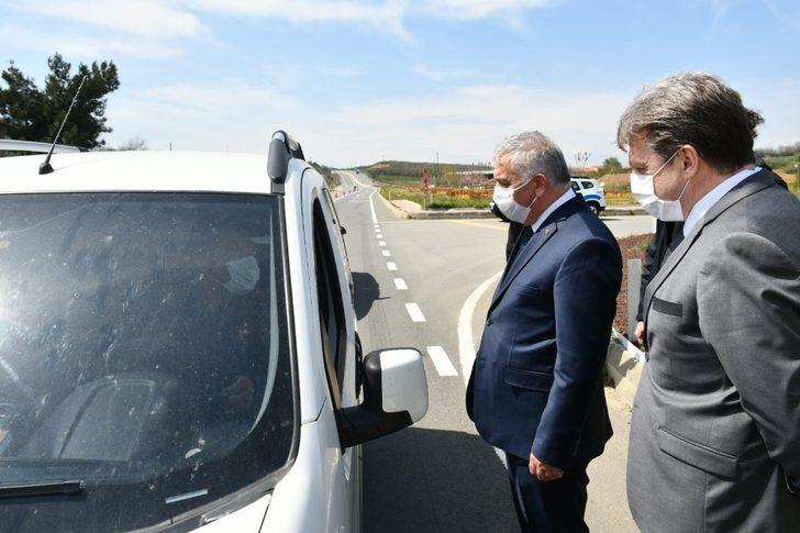 Tekirdağ Valisi Yıldırım, Malkara sınır kontrol noktasını inceledi G5