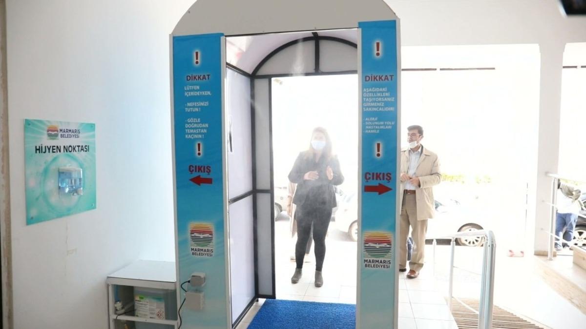 Marmaris&rsquo;te hijyen t&uuml;neli kurumlara takılmaya başladı