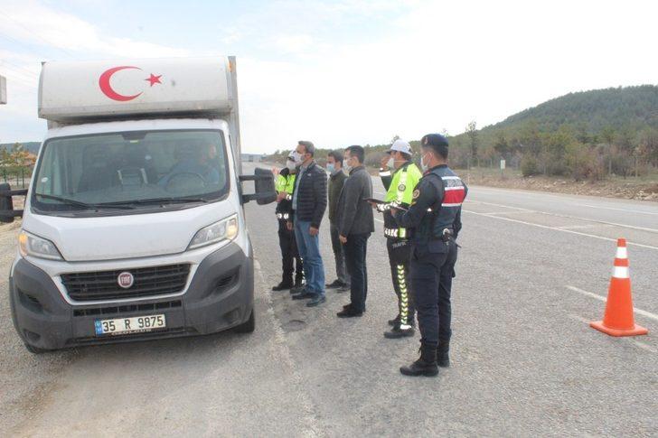 Kaymakam Çiçek, trafik denetimine katıldı G3