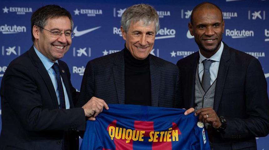  Barcelona Teknik Direktörü Setien, şampiyonluğu sahada kazanmak istiyor