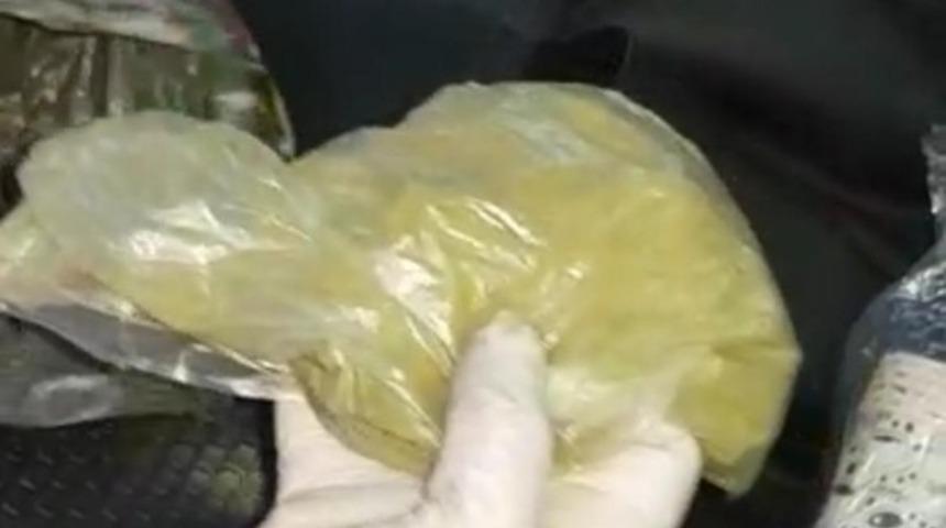 Uygulama noktasında uyuşturucu madde ile yakalandı